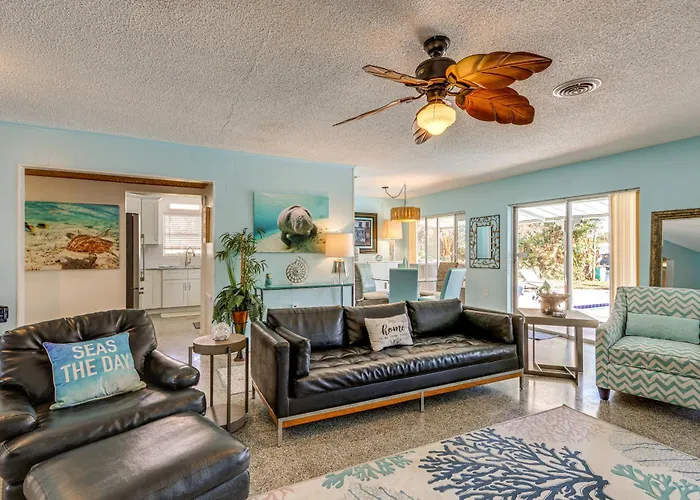 Waterfront Vero Beach Home W/ Pool & Boat Dock!